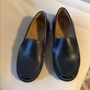 Johnston & Murphy Dark Leather Slip-Ons